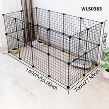 可调节宠物围栏，室内独立式屏障，适用于猫和小型/中型犬，可用于如厕训练和隔离