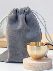 迷你咒语钵套装 – 冥想颂钵，音色优美悦耳，非常适合瑜伽、冥想，也是一份独特的礼物。 - 棕色 - 查看 8