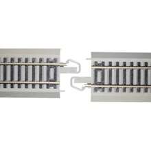 CYPNBachmann Trains - Snap-Fit E-Z Track 9" Recto Terminal Rerailer w/Wire 1/Tarjeta - Carril de níquel Plateado con Plataforma Gris - Escala HOFashion - como en la foto - Ver 4