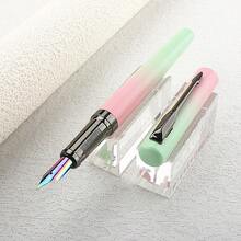 Gradient Color Fountain Pen Smooth Writing Metal Nib Calligraphy Pen For Student Office - 2056 - View 10
