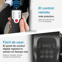 Ejercitador de Piernas Silencioso, Elíptica Eléctrica con Control Remoto, Rehabilitación y Entrenamiento Muscular - por defecto - Ver 4