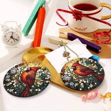 Bird Ceramic Christmas Hanging Ornament For Xmas Tree Wedding Holiday Party Home Decor Christmas - 聖誕鳥 - 查看 5