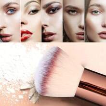 Brochas para Maquillaje, 7 PCS Set de Brochas para Maquillaje Profesional Alto Nivel, Suave y Cómodo, Se Utiliza para Lociones Faciales, Cremas, Contornos y Polvos,40037286 - Multicolor - Ver 5