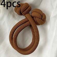 Bộ trang trí phòng 4 món: Dây buộc tóc, dây chun buộc tóc co giãn cao, vòng buộc tóc màu trơn, kẹp tóc bền và phụ kiện, dùng được cho cả nam và nữ. - Nhiều màu - Xem 21