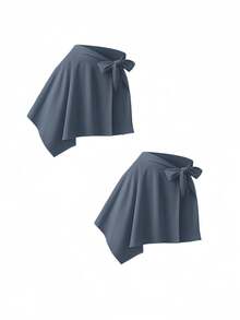2pcs Women's Fitness Sports Wrap Skirt, Tennis Yoga Running Tie-Up Cover-Up, Yoga Ballet Tennis Skirt, Tie-Up Skirt, Breathable Fabric, Non-Stuffy, Suitable For Women's Cover-Up, Sports Fitness Running Wrap Skirt, Suitable For Gym, Outdoor Sports, Walking, Running, Yoga Running Fitness Slimming Quick-Dry One-Piece Covering Hip Anti-Flashing Half-Body Tennis Skirt Yoga Pants Cover - Multicolor - View 10