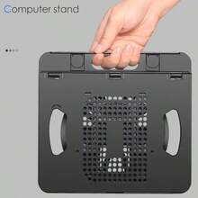 Rotatable & Adjustable Laptop Stand, Desktop Riser, Cooling Holder, Portable Lift Desk Mount - Multicolor - View 5