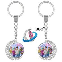 1pc K-POP Girl Group Demon Hunter Trio Double-Sided Rotating Keychain Accessory, Global Fan Merchandise - Multicolor - View 9