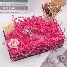 Crinkle Cut Paper Grass Cushion Paper Streamer For Christmas Wedding Birthday Bridesmaid Engagement Craft Gift Boxes Bags Filler Decoration 4.5oz Hot Pink - 熱粉紅色 - 查看 6