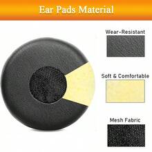 Phụ kiện thay thế cho tai nghe Jabra 75, phù hợp với các mẫu tai nghe Jabra 30, đệm tai thay thế cũng phù hợp với các mẫu tai nghe Jabra 20, 40, 30II, 65UC, 65MS, 40UC, 40MS, 30US và 20SE. - màu đen - Xem 5