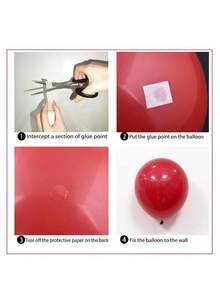 1200pcs/600pcs (12rolls/6rolls) Double-Sided Adhesive Dots, Transparent Balloon Glue Dots, Removable Glue Dots, Craft Glue Dots, Valentine's Day Gift