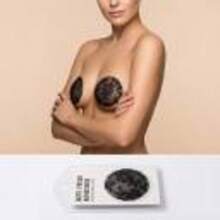 Thin And Seamless Silicone Nipple Covers, Breathable And Invisible Pasties For Daily Wear And Evening Dresses - màu đen - Xem 4