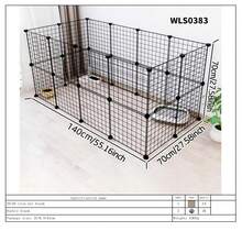 可调节宠物围栏，室内独立式屏障，适用于猫和小型/中型犬，可用于如厕训练和隔离