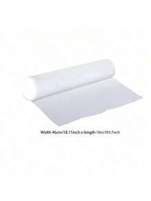 1 Roll (Approx.) Non-Woven Dust Cover - Oil Absorbent Paper Filter, Wireless Side Oil Absorption, Kitchen Supplies, No Battery, Suitable For Kitchen Stove Chimney, Oil Absorbent Membrane - White - View 9