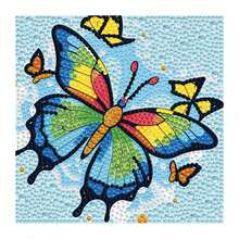 1 Set Cartoon Animal Diamond Painting Kit, Sparkling Diamond Mosaic Art Set, DIY Room Decor Diamond Painting, Kids Holiday Craft Supplies, Includes Canvas, Diamond Bags, Tools, Size 6.69in*6.69in, Suitable For Home Wall & Desk Decor, Kids Party Favors, Holiday & Festival Gifts For Friends - Multicolor - View 15