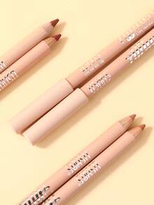 USHAS哑光唇线笔，14种颜色可选，勾勒完美唇形，轻松打造精准唇妆，是唇膏的理想搭档，新手必备美妆工具，美容专家推荐，24小时防晕染 - #09 - 查看 8