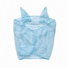 新款透气网眼马用防蝇面罩，轻便防蚊蝇面罩，马术用品