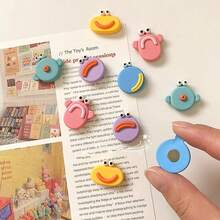 5/10 chiếc Nam châm tủ lạnh miệng lớn, Miếng dán tủ lạnh dễ thương, Nam châm tủ lạnh cá nhân hóa, Thích hợp cho tủ lưu trữ bảng trắng văn phòng nhà bếp và máy rửa chén, Trang trí nhà bếp, Trang trí nhà cửa, Quà tặng ngày lễ cho bạn bè, Quà tặng tiệc - Nhiều màu - Xem 3