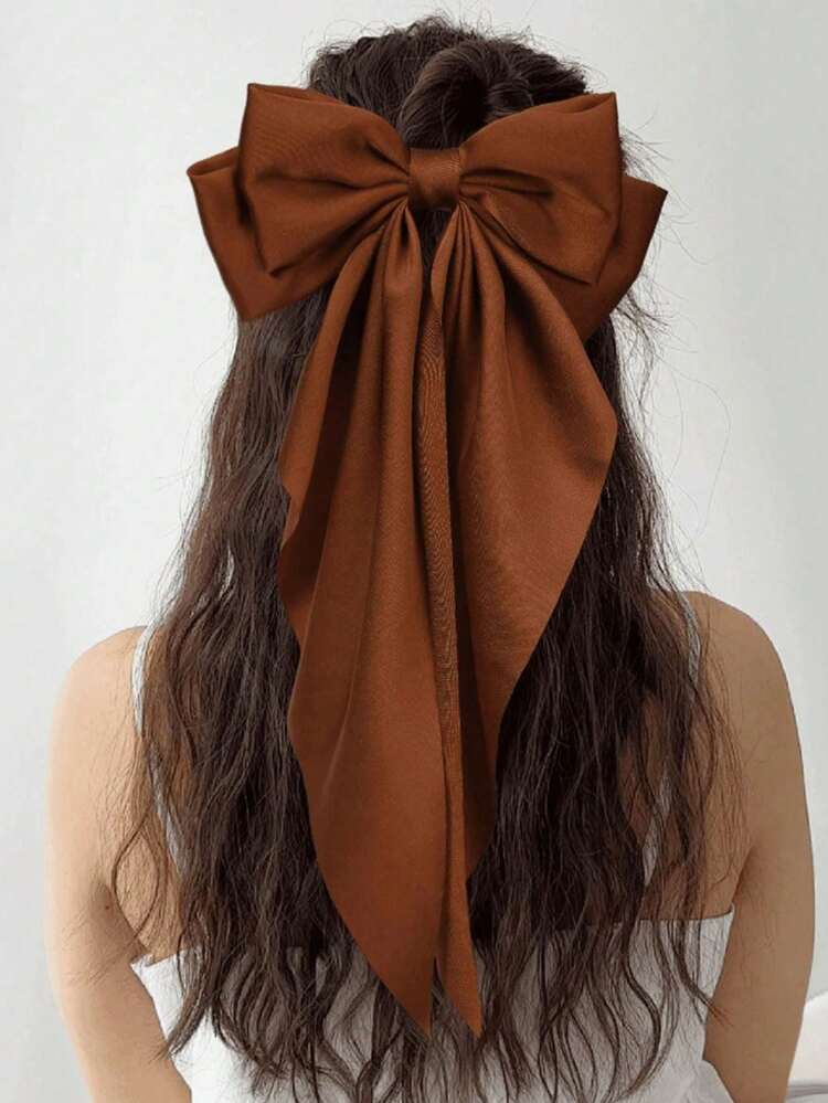 5 piezas Pasadores de pelo con lazos grandes - Adecuados para cabello grueso o fino, pasadores de garra antideslizantes, accesorios para el cabello de niñas, lazos, lazos de cinta, pasadores de archivo, lazos, decoración para el cabello de fiesta, moda del Día de la Madre, fiesta de todos los días, accesorios para el cabello del Día de San Valentín, pasadores de garra del Día de San Valentín, útiles escolares - Multicolor - Añade 4