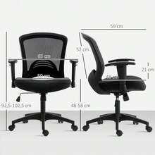 Home Office Chairs - Black - View 5