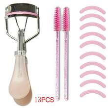 2-In-1 Eyelash Curler Set: Eyelash Comb, Eyelash Mascara Wand, Multi-Function Lip Brush Eyelash Brush, Long-Lasting Curl, Clump-Free Lashes, Beginner-Friendly Beauty Accessories, Suitable For Daily And Salon Use, Great Christmas And New Year Gift For Family And Friends - Multicolor - View 14