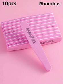 10pcs Sponge Nail File & Polishing Pad Set, Suitable For Manicure Care, Double-Sided Design 100/180 Grit Nail Polishing Block, Professional Nail Care Tools - Multicolor - View 18