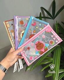 Capybara Pencil Case – Cute, Spacious, And Perfect For School Supplies, PVC Pencil Case With Capybara Design - Waterproof Pen Pouch For School And Office - 女孩 - 查看 1