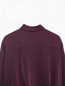 Áo kiểu satin tay phồng thời trang DEEKA dành cho nữ, kiểu dáng đa năng kết hợp phong cách Âu và Mỹ, thích hợp cho mùa xuân/hè. - Màu tím đậm - Xem 9