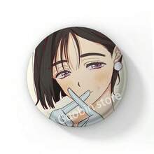 58mm 卡通可爱女孩 Sua 软纽扣胸针 动漫外星人舞台 Sua TILL IVAN 胸针 Mizi Luka 徽章别针 硬币胸针 背包装饰 圆形徽章 包包帽子饰品礼品 - 58 mm - 查看 41