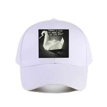 Plan Swan Inspirational Art Baseball Cap Fashion Outdoor Sports Sunhat Men Snapback Cap Women's - Black - View 8