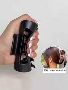 2pcs Soft Silicone Hair Claw, Silicone Grip Clips Won't Scratch Head, Anti-Fall For Driving, Protect Occiput, Available In 4 Colors - Multicolor - View 6