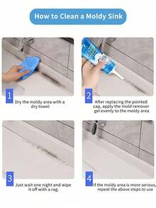 Anti-Mold Gel, Suitable For Cleaning Household Kitchen And Bathroom Wall Crevices, Removing Stains And Black Mold, An Excellent Gift For Family And Friends During Holidays (Random Shipment Of New And Old Versions) - Multicolor - View 6