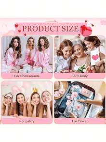 16pcs Heart-Shaped Resealable Bags, Cute Mini Gift Packaging Bags, Red & Pink Heart-Shaped Jewelry Pouches, Transparent Resealable Bags, Cute Snack Bags For Business, Wedding, Birthday, Holiday Parties, Baby Shower, Gender Reveal Party - Multicolor - View 12