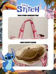 Disney Officially Licensed Stitch 1 Pc Officially Licensed Disney Mischievous Stitch/Mickey Mouse Candy Bag Lunch Bag Snack Pack Fashion HandBag Casual Multi Functional Shoulder Bag Lightweight Adjustable Shoulder Strap Crossbody Bag For Boys / Girls For Daily/Outing/Shopping/School ﻿ - Multicolor - View 11
