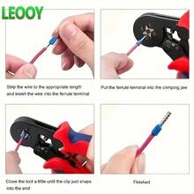 450-1800个管式压接端子，多种压接端子钳套装，铜管+PVC阻燃外壳，电线连接端子，合金钢高精度压接钳HSC8 6-4A/6A，0.25-10mm223-7AWG五金工具 - 彩色 - 查看 10