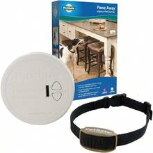 PetSafe Pawz Away Indoor Pet Barrier with Adjustable Range Dog and Cat Home Proofing Static Correction Wireless Pet Gate Keeps Areas Off Limits Battery-Operated For Pets 5 lbs. and Up - Marrón - Ver 7