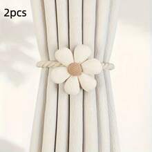 1/2 chiếc dây buộc rèm hoa từ tính, giá đỡ rèm trang trí sáng tạo cho nhà cửa, phòng ngủ, văn phòng, sử dụng trong nhà và ngoài trời. - Nhiều màu - Xem 9