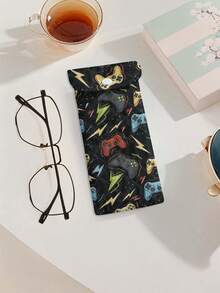 Estuche de almacenamiento para gafas con diseño divertido, estuche de transporte de moda para gafas y gafas - Multicolor - Ver 9