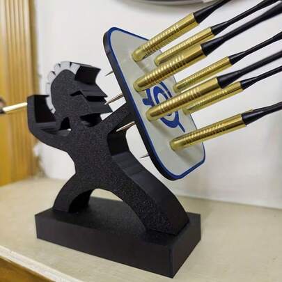 Spartan Warrior 9-Slot Dart Holder - Multi-Purpose Display Stand For Home Bar & Office | Perfect Gift For Men"