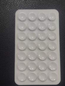 1pc Silicone Sticky Phone Handle, Suction Cup Phone Case Stand, Hands-Free Sticky Phone Grip Handle, Suitable For Selfie And Video, Phone Finger Grip Stand