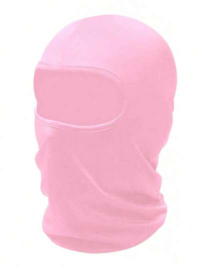 1 st unisex balaklava ansiktsmask halsvärmare huvudbonad, andningsbar skidmask för utomhussporter, cykling, vandring, fiske, pendling, lämplig för alla årstider