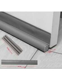Door Bottom Seal Strip, Soundproof Door Gap Filler, Windproof Door Draft Stopper, Anti-Cockroach Door Sweep, Self-Adhesive Door Blocker - Multicolor - View 9