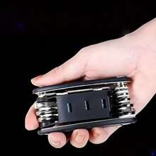 16合1套筒扳手套装，带防滑手柄和旋转设计 - 耐用、易用，适用于家庭和汽车维修，通用扳手工具 - 彩色 - 查看 3