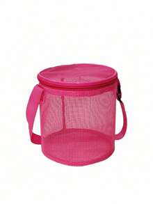 这款圆柱形网状收纳袋简直是颠覆性的！网眼透气透明，让你一眼就能找到所需物品。它的圆柱形设计能够保持直立不塌陷，即使放在包里也能保持形状。 - 彩色 - 查看 11