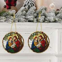 Mary Jes 1us Ceramic Christmas Hanging Ornament For Xmas Tree Wedding Holiday Party Home Decor - MaryJes 1us - 查看 8