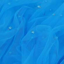 1件梦幻丝滑纯色珍珠薄纱，可用于制作婚礼头饰、甜点桌布、DIY服装面料 - 彩色 - 查看 52