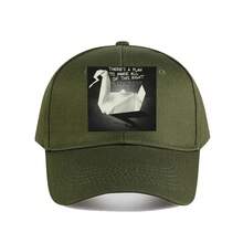 Plan Swan Inspirational Art Baseball Cap Fashion Outdoor Sports Sunhat Men Snapback Cap Women's - Black - View 9