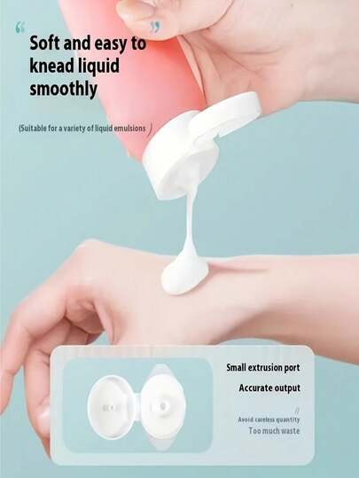 4pcs Refillable Plastic Travel Bottles Set, 2.03oz Capacity, Leak-Proof, Portable, Suitable For Lotions, Shampoo And Body Wash. Simple Sealed Design Cosmetic Storage Box, Beauty Product Organizer