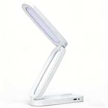 1pc LED Foldable Rechargeable Desk Lamp, Small Night Light, Student Eye-Care Study Lamp, Touch Sensor Handheld Table Lamp For Bedroom, Dorm, Outdoor, Travel, Gift - Tricolor - View 11