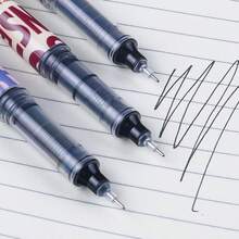 6支/9支装液体墨水圆珠笔，黑色墨水，美式风格，适用于学生、办公、书写，返校用品 - 彩色 - 查看 5