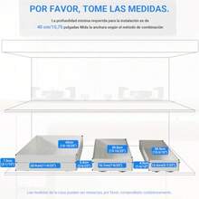 CYPNDAYONE 3 Pack Organizador Extraíble para Armarios de 40cm de Profundidad Cajones Extraíbles para Armarios de Cocina Organizador de Armarios Multiusos para Cocina Baño Almacenaje en Casa BlancoFashion - 227797561 - Ver 8